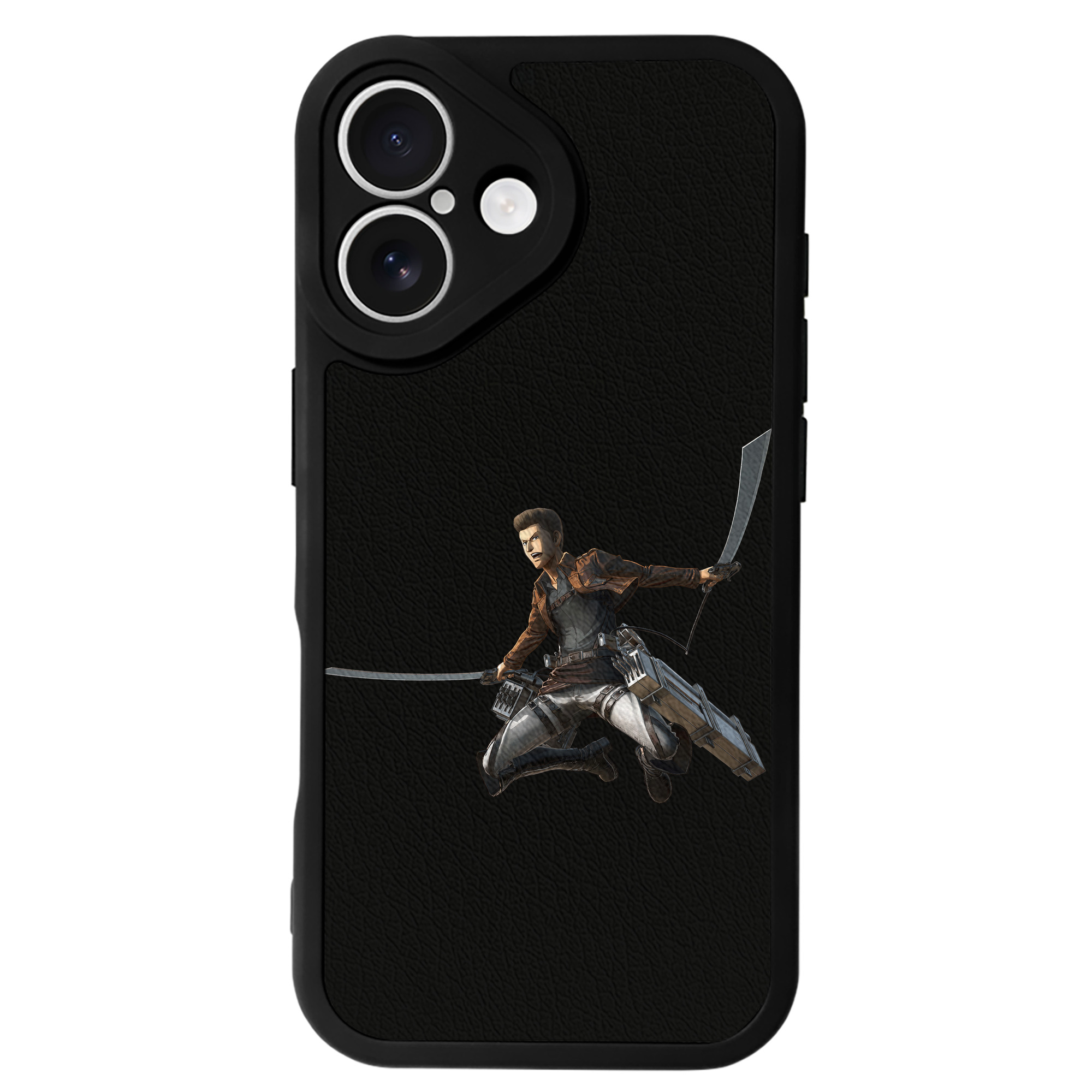 （画像用） 進撃の巨人 Attack on Titan 【iPhone 16シリーズ対応】シリコンスマホケース（レザー調） 材質：シリコン